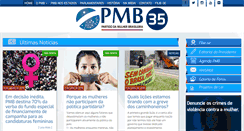Desktop Screenshot of pmb.org.br