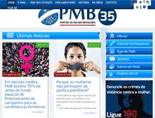 Tablet Screenshot of pmb.org.br